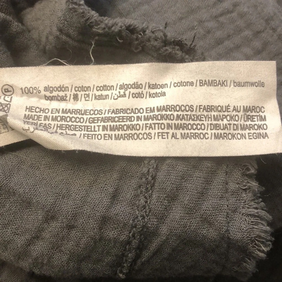 Pull&Bear Dark Gray Oversized Popover Shirt - Picture 10 of 10